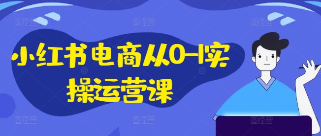 小红书电商从0-1实操运营课，小红书手机实操小红书/IP和私域课/小红书电商电脑实操板块等-云创网