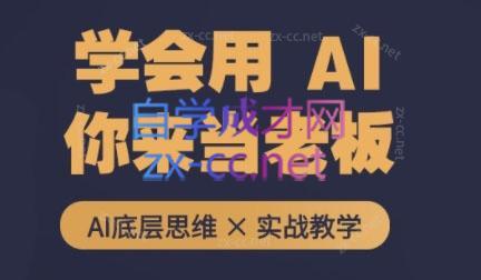 墨竹老师·从0基础到AI高手(第二期)-云创网