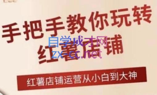 海燕老师·2024手把手教你玩转红薯店铺-云创网