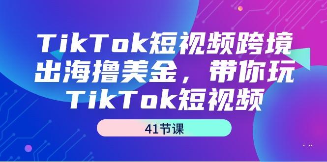 TikTok短视频跨境出海撸美金，带你玩TikTok短视频(41节课)-云创网